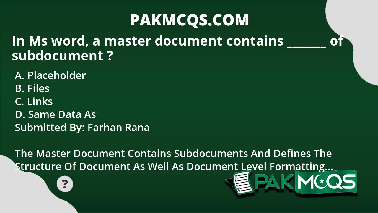 in-ms-word-a-master-document-contains-of-subdocument-pakmcqs