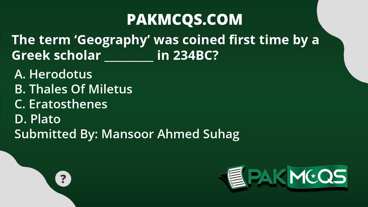 the-term-geography-was-coined-first-time-by-a-greek-scholar