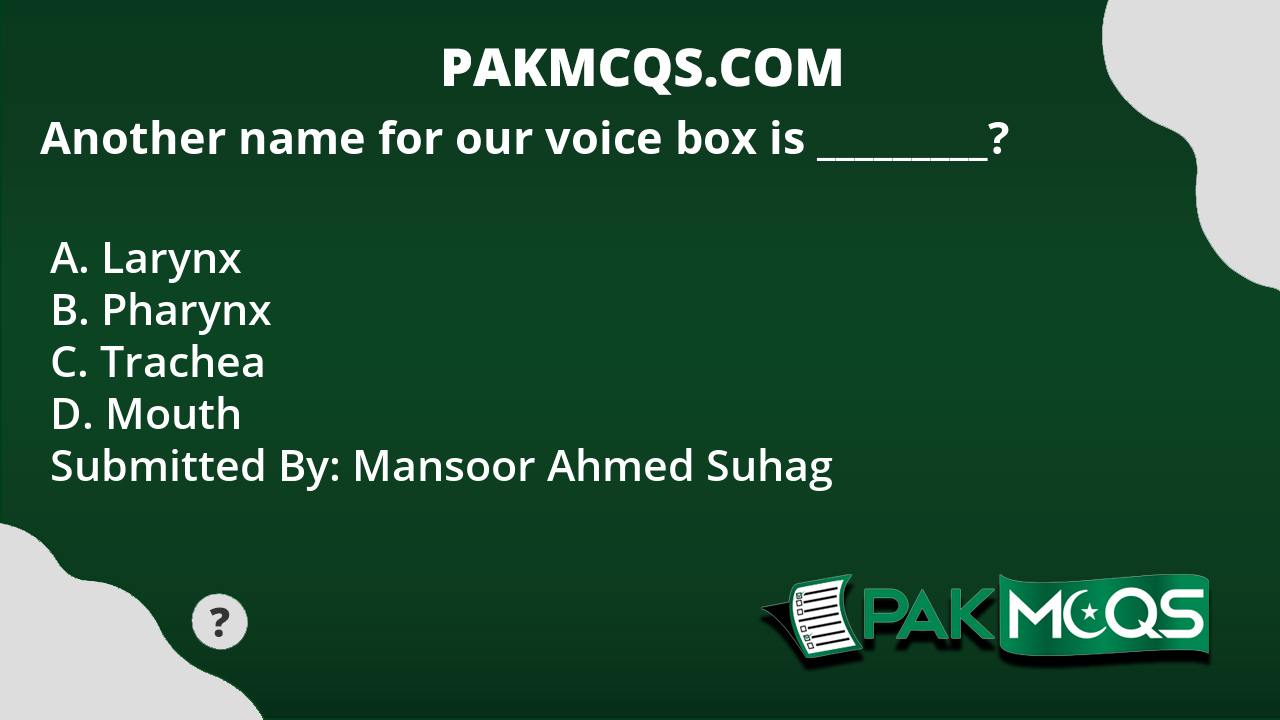 another-name-for-our-voice-box-is-pakmcqs