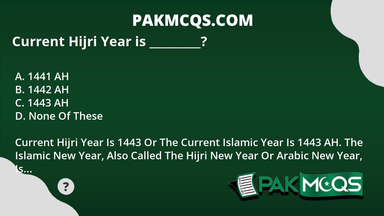 What Is The Current Hijri Year Ann Trenna