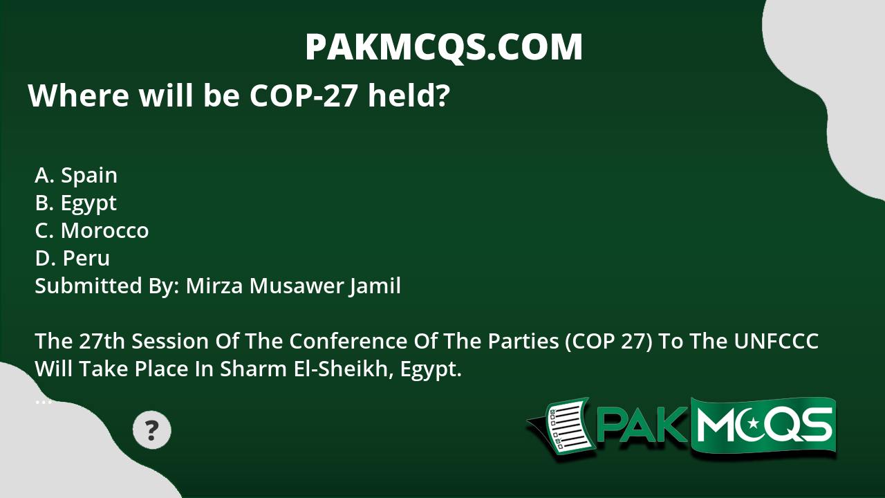 where-will-be-cop-27-held-pakmcqs