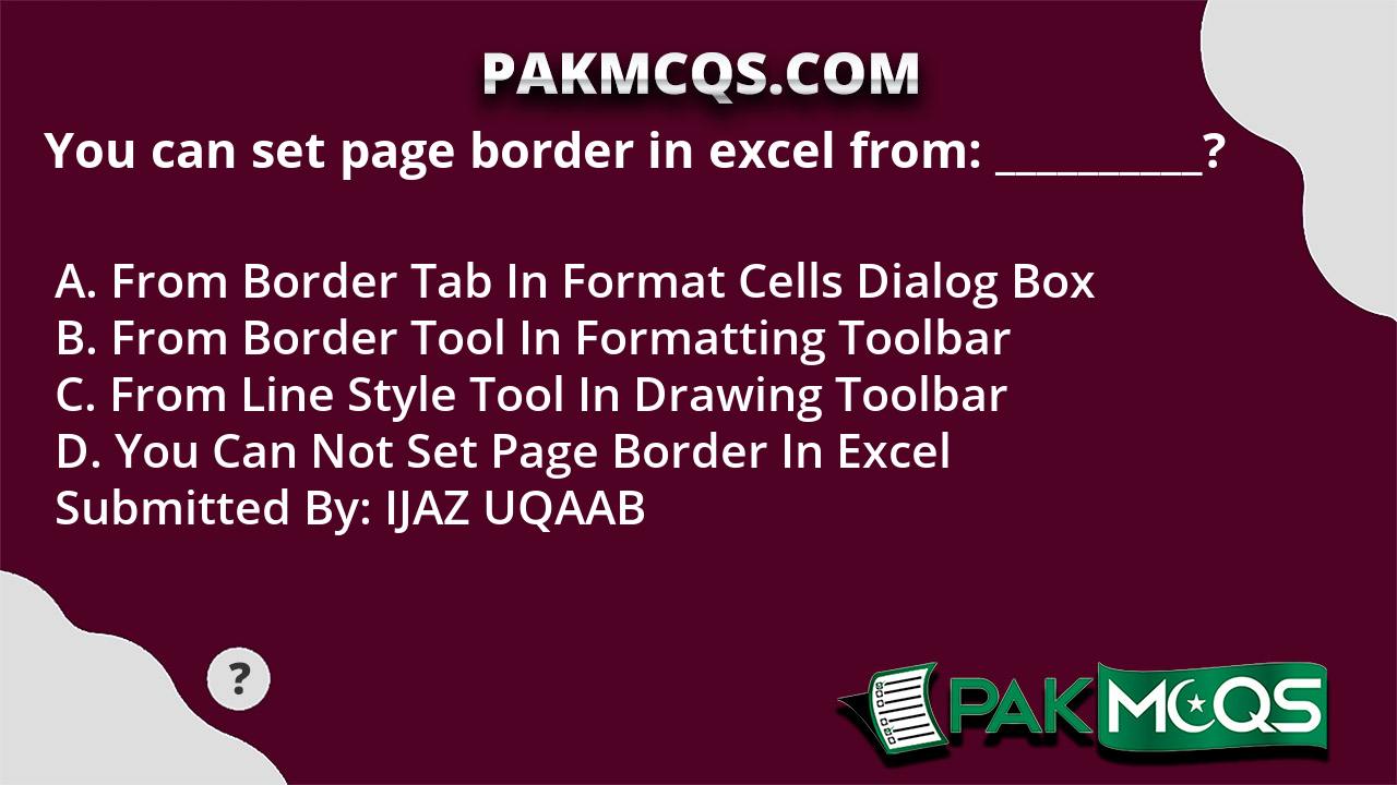 you-can-set-page-border-in-excel-from-pakmcqs