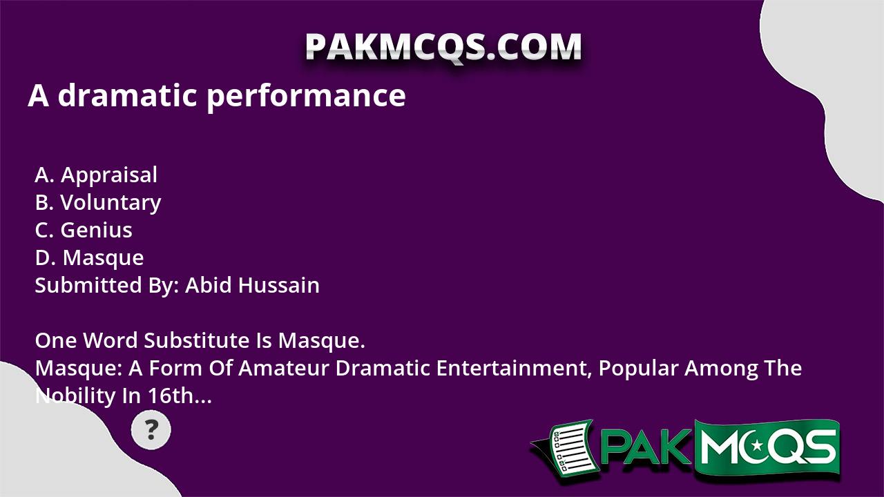 a-dramatic-performance-pakmcqs