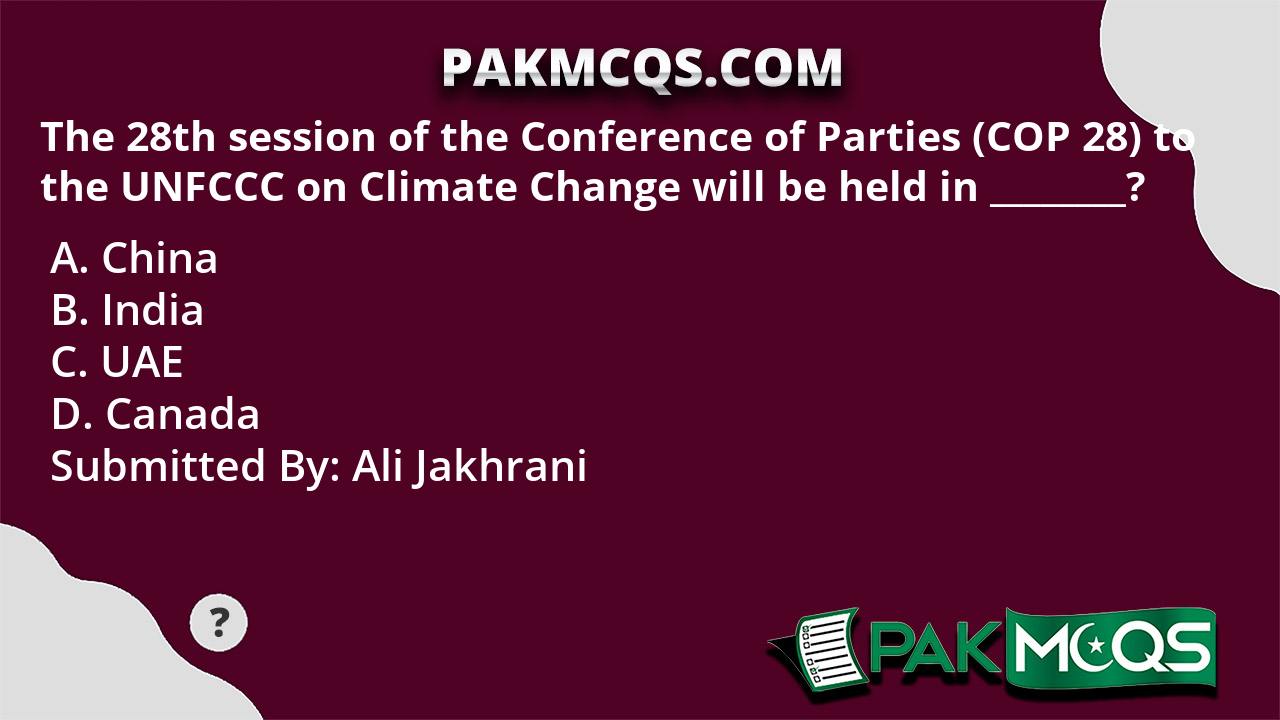 The 28th session of the Conference of the Parties (COP 28) - Mundo Verde  Climate