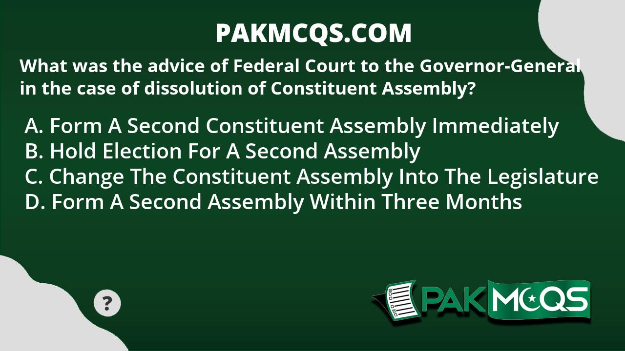 what-was-the-advice-of-federal-court-to-the-governor-general-in-the