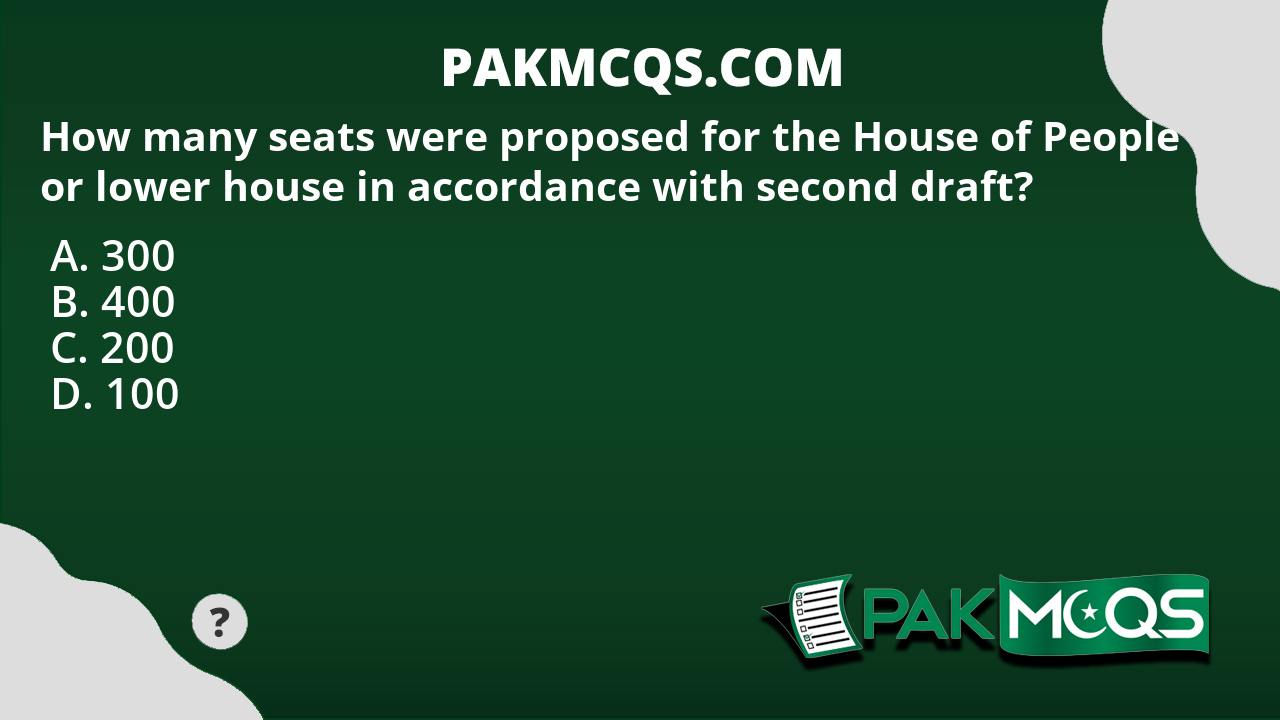 How many seats were proposed for the House of People or lower house in